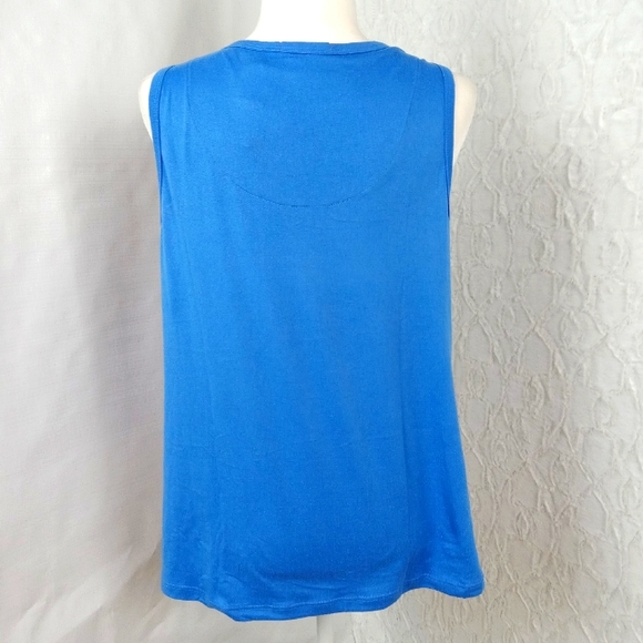 Inc + Ivy Women's Blue Tank Top Size XL NWT - Picture 3 of 4